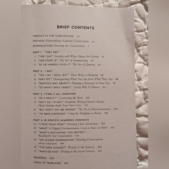 They Say / I Say The Moves That Matter in Academic Writing (Third Edition) Book - Picture 2 of 6